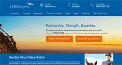 Desktop Screenshot of lhd.com.au