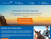 Tablet Screenshot of lhd.com.au